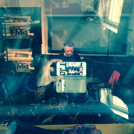 elektro Guzzi im Studio