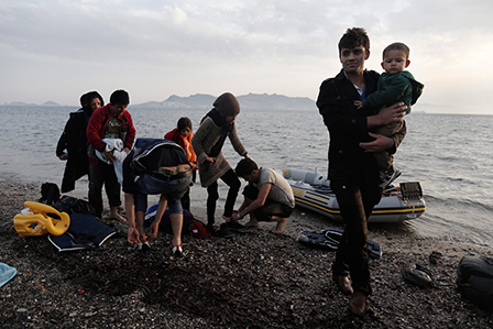 Flüchtlinge erreichen die Insel Kos