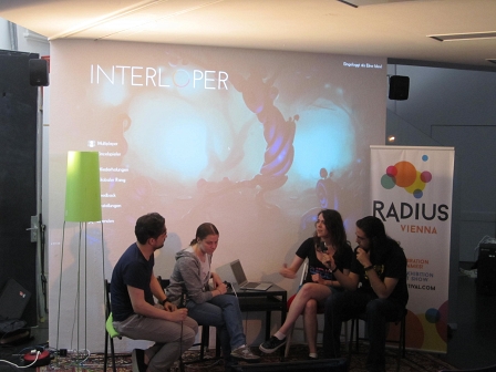 Panel beim Radius Festival