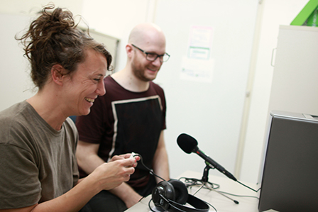 Esther und Robert spielen