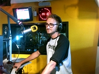 Daniel im FM4 Studio