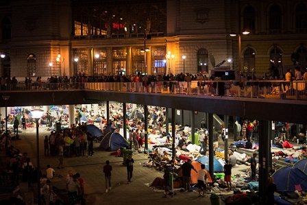 Keleti, Flüchtlinge