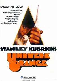 VHS Covergrafik von "A Clockwork Orange"