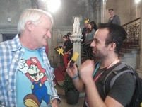 Charles Martinet bei der Game City