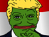 Donald Trump als Frosch