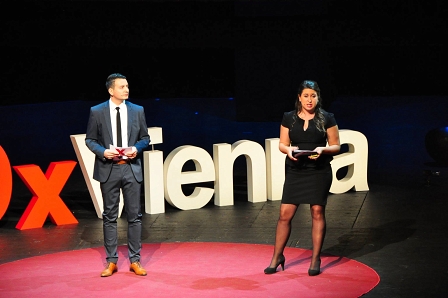 © TEDxVienna_Andy Wong Vlad Gozman auf der TEDxVienna