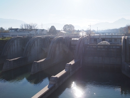 Wasserkraftwerk bei Salzburg
