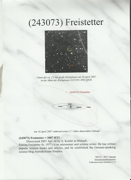 Kosmischer Grundbucheintrag