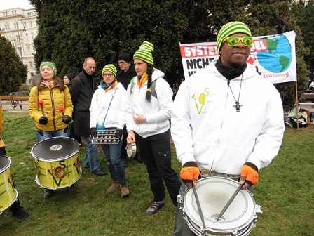 Climate demo in Vienna