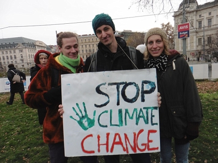 Climate demonstrators