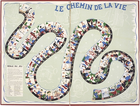 Brettspiel "Le chemin de la vie"