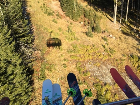 Skiing in December