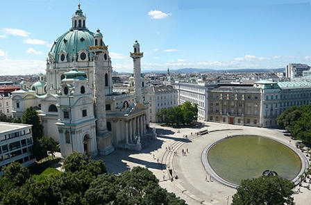 Wien, Karlskirche und TU