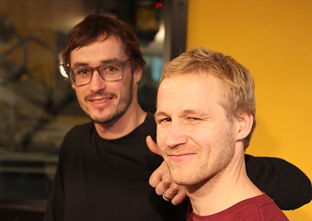 Gigi Rüf und Elias Elhardt im FM4-Studio