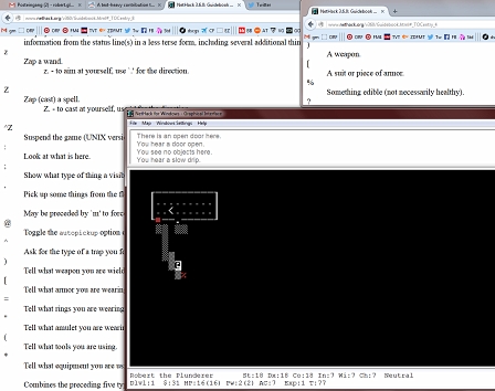 Nethack: Erste Schritte