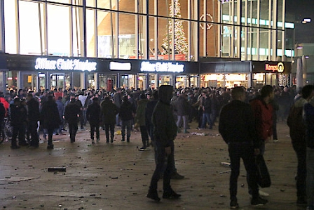 Silvester am Kölner Hauptbahnhof