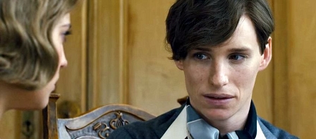 Eddie Redmayne in "The Danish Girl"