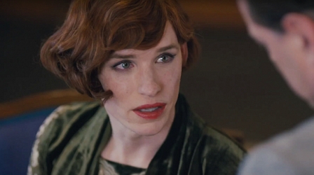 Eddie Redmayne in "The Danish Girl"