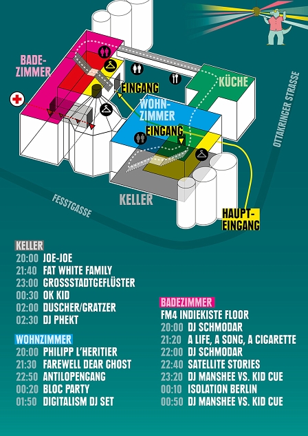 Timetable FM4 Geburtstagsfest