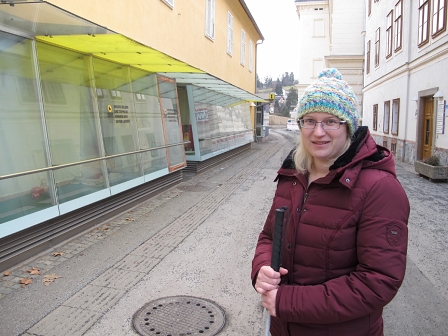 Melanie Zraunig macht zurzeit ein freiwiliges soziales Jahr am Odilieninstitut in Graz