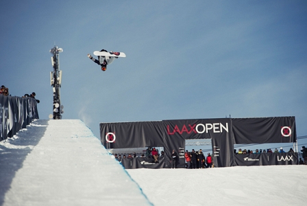 Patrick Burgener in der Halfpipe