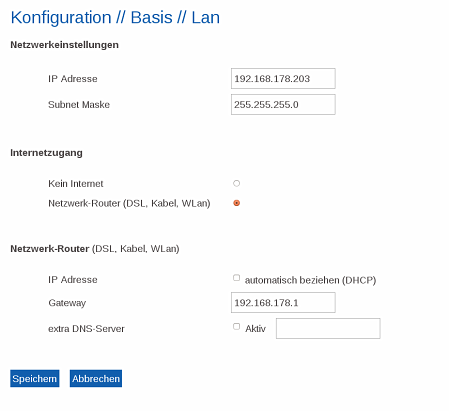 Direkt zugängliches Konfigurationstool einer Photovoltaikanlage in Deutschland. Die faten werden via FTP im Klartext an die Server des Herstellers übermittelt.