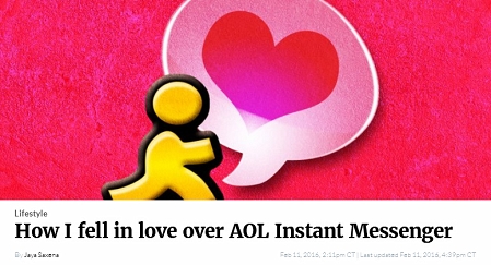 © The Daily Dot AOL Instant Messenger und ein Herz