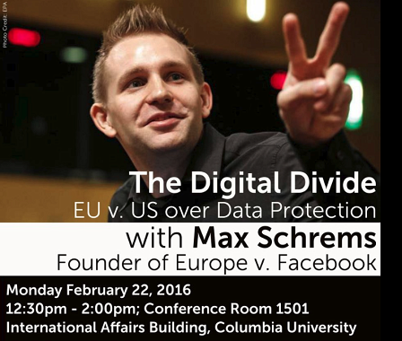 Max Schrems an der Columbia University