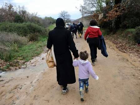 Flüchtlinge in Mazedonien