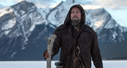 Leonardo DiCaprio in The Revenant