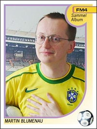 Martin Blumenau aus dem FM4-Sammelalbum 2002