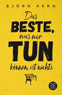 Buchcover "Das Beste was wir tun können, ist nichts" von Björn Kern.