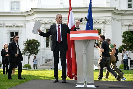 Alexander Van der Bellen, der neue Bundespräsident Österreichs