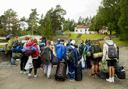 Jugendliche 2015 auf Utoya