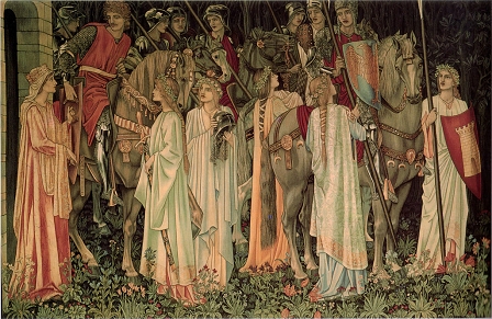 Ritter der Tafelrunde, Tapisserie von Edward Burne-Jones