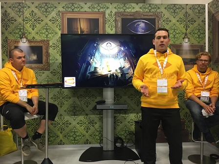 Entwickler von "Little Nightmares" präsentieren auf der Gamescom ihr Spiel.