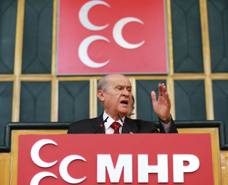 MHP heute: der Vorsitzende der MHP, Devlet Bahceli, am 19. Juli 2016 in Ankara