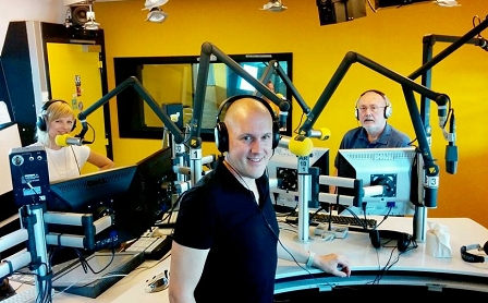 Dieter Zirnig und Erich Neuwirth im Studio bei Nina Hochrainer