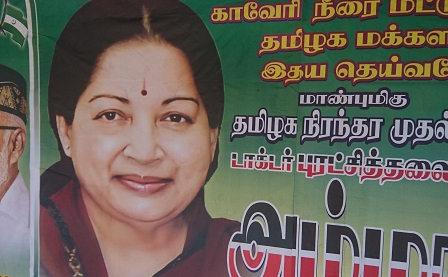 Plakat von Jayalalithaa