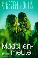 buchcover mädchenmeute drei mädels vor blau grünem hintergrund