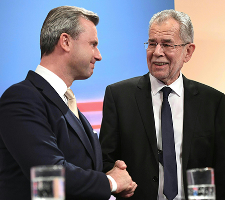 Norbert Hofer und Alexander Van Der Bellen