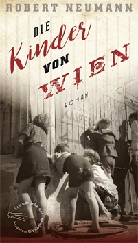 Das Buchcover zu "Die Kinder von Wien" zeigt fünf Kinder, die aus einem Verschlag hinausschauen