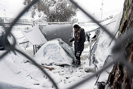 Lager Moria auf Lesbos