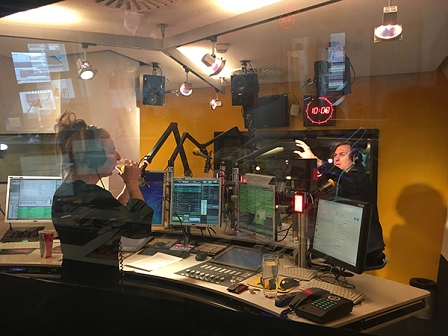 Lars Eidinger und Petra Erdmann im FM4 Studio