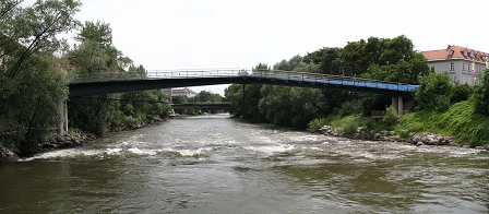 Die Mur in Graz