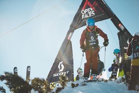 Heinz Reich am Start vom Freeride Contest