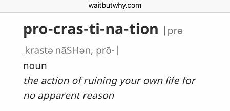 Prokrastination Definition