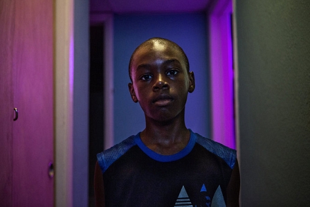 Alex Hibbert in "Moonlight"