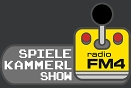 Logo der Radio FM4 Spielekammerl-Show