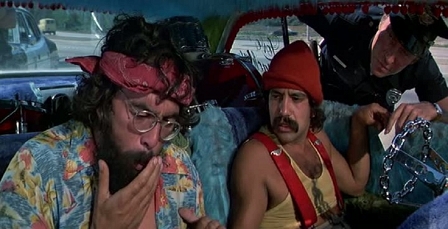 Cheech and CHong in "Up in Smoke"